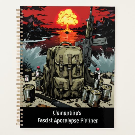 Apocalypse Survival Kit Personalized Planer (Vorderseite)
