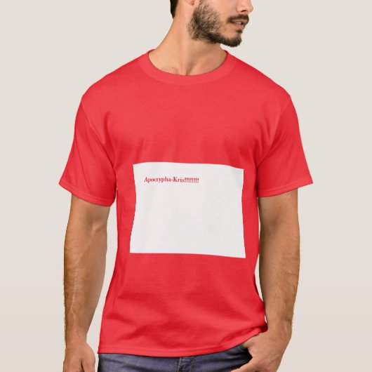 Apocrypha-Kris T-Shirt (Vorderseite)
