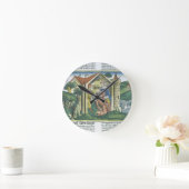 Apocrypha: Tobit is blinded by sparrow's droppings Runde Wanduhr (Zuhause)