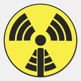 Apodcastalypse Aufkleber! Runder Aufkleber