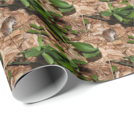 Apodemus sylvaticus geschenkpapier (Rolleneckpunkt)