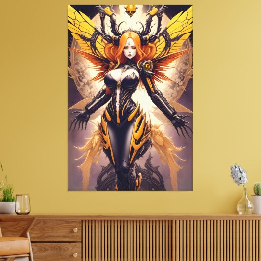 Apoidea - Queen Bee 004 Leinwanddruck (Insitu (Wohnzimmer))