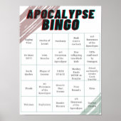 Apokalypse Bingo Poster (Vorne)