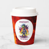 Apokalypse Birthday Zombie Boy Pappbecher (Vorderseite)