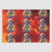 Apokalypse Birthday Zombie Boy Seidenpapier (Vorderseite)