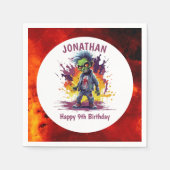 Apokalypse Birthday Zombie Boy Serviette (Vorderseite)