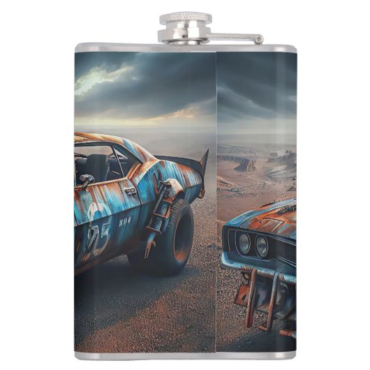 Apokalypse Classic Chevy Camaro Flachmann (Rückseite)