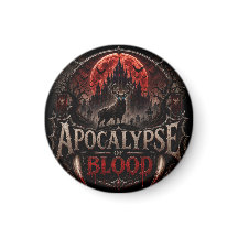 Apokalypse des Blut Horror Magnet