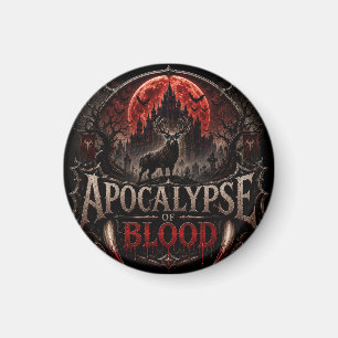 Apokalypse des Blut Horror Magnet