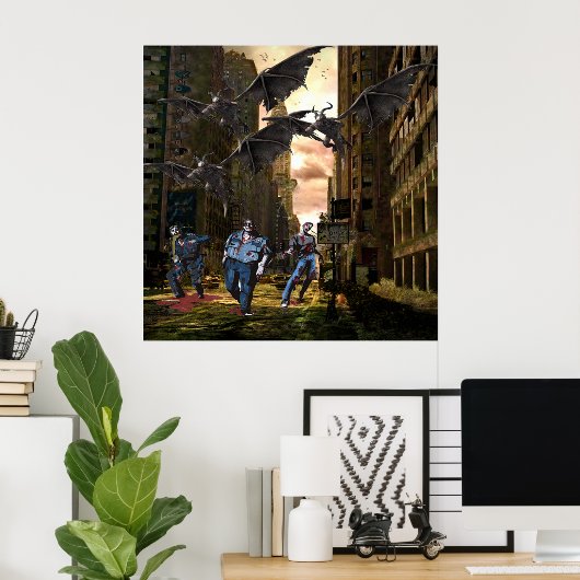 Apokalypse: Future World End Large Poster (Heimbüro)