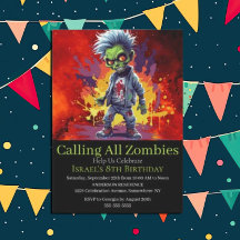 Apokalypse Geburtstags Zombie Junge