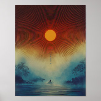 Apokalypse Jetzt Japanische Vintage Digitalkunst Poster
