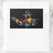 Apokalypse jetzt napalm Anführungsaufkleber Rechteckiger Aufkleber (Tasche)