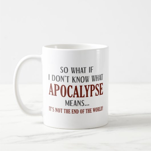 Apokalypse Kaffeetasse (Links)