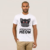 Apokalypse Meow, Funny Cat T - Shirt (Vorne ganz)