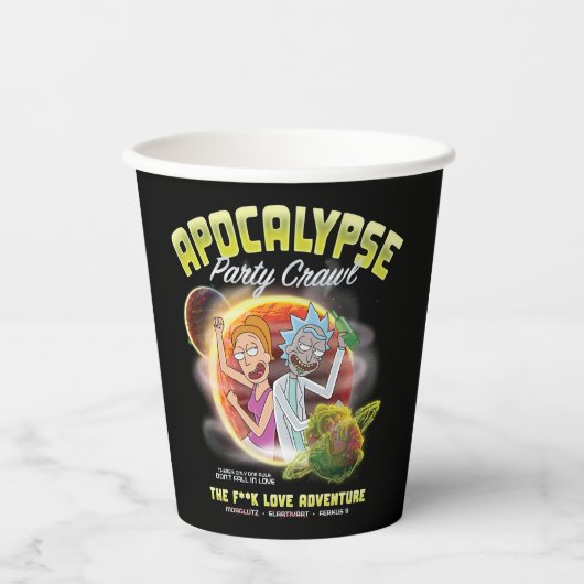 Apokalypse Party Crawl Pappbecher (Vorderseite)