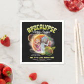 Apokalypse Party Crawl Serviette (Beispiel)