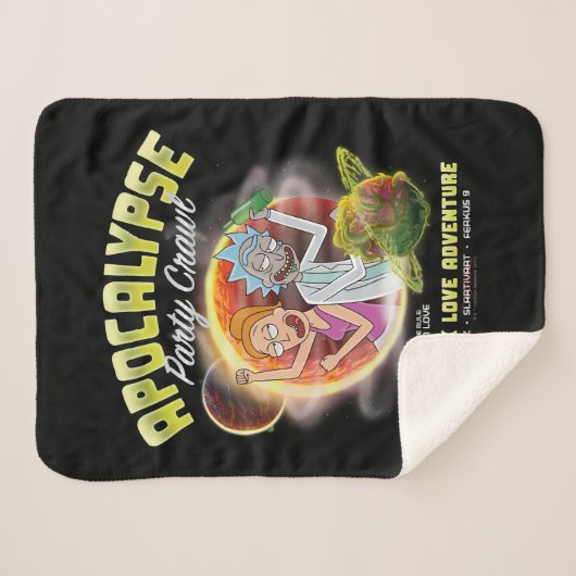 Apokalypse Party Crawl Sherpadecke (Vorderseite (Horizontal))