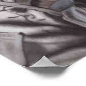 Apokalypse Prepper in Gasmaske Art Piece Poster (Ecke)