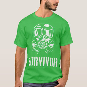 Apokalypse Überlebende Gasmaske T-Shirt