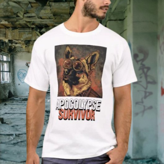 Apokalypse-Überlebender Hund T-Shirt