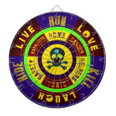 Apokalypse-Zone - Live-Laugh-Liebe-Run Todesverbor Dartscheibe (vorne)