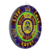 Apokalypse-Zone - Live-Laugh-Liebe-Run Todesverbor Dartscheibe (Vorderseite Links)