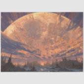 Apokalyptische Landschaft Burg Seidenpapier (Vorderseite)