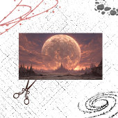 Apokalyptische Landschaft Burg Seidenpapier