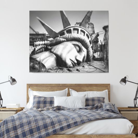 Apokalyptische Leinwand (Insitu (Schlafzimmer))