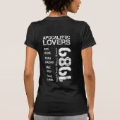 Apokalyptische Liebhaber (W) - # seit 1989 - T-Shirt (Rückseite)