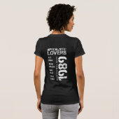 Apokalyptische Liebhaber - (W) Vertikales DBL-Logo T-Shirt (Schwarz voll)