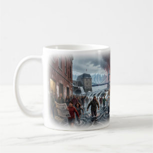 Apokalyptische London-Sturm-Vision-Szene-Tasse Kaffeetasse