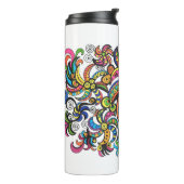 Apokalyptische Parrots Thermal Tumbler Thermosbecher (Nach links gedreht)