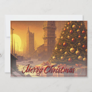 Apokalyptische Weihnachtsmotif, mit Geschenken