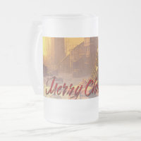 Apokalyptische Weihnachtsmotif, mit Geschenken