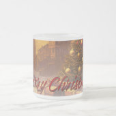 Apokalyptische Weihnachtsmotif, mit Geschenken Mattglastasse (Mittel)