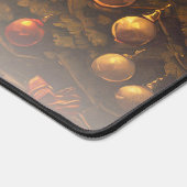 Apokalyptische Weihnachtsmotif, mit Geschenken Schreibtischunterlage (Ecke)