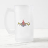 Apokalyptischer Frostierter Becher Mattglas Bierglas (Links)