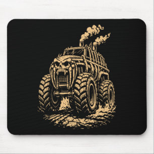 Apokalyptischer Rippenkäfig-inspirierter Monstertr Mousepad