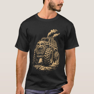 Apokalyptischer Rippenkäfig-Inspirierter Monstertr T-Shirt