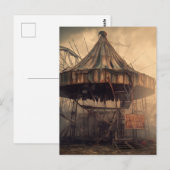 apokalyptischer Zirkus-Horror Postkarte (Vorne/Hinten)
