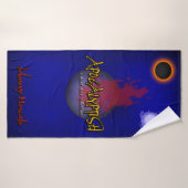 Apokalyptisches Strandtuch Badehandtuch (Badehandtuch)