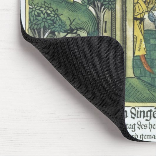 Apokryphen: Tobit ist durch den Dung des Spatzen Mousepad (Ecke)