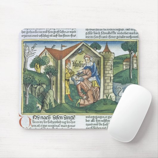 Apokryphen: Tobit ist durch den Dung des Spatzen Mousepad (Mit Mouse)