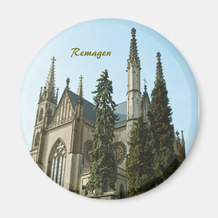 Apollinaris Church in Remagen, Deutschland Magnet