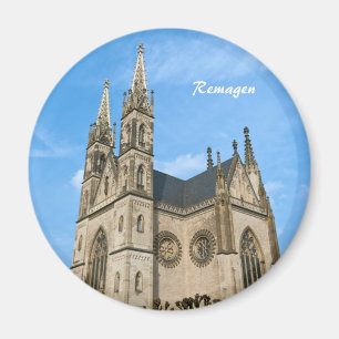 Apollinaris Church in Remagen, Deutschland Magnet