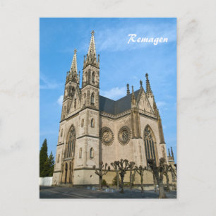 Apollinaris Church in Remagen, Deutschland Postkarte