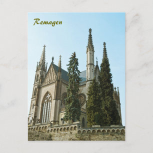 Apollinaris Church in Remagen, Deutschland Postkarte