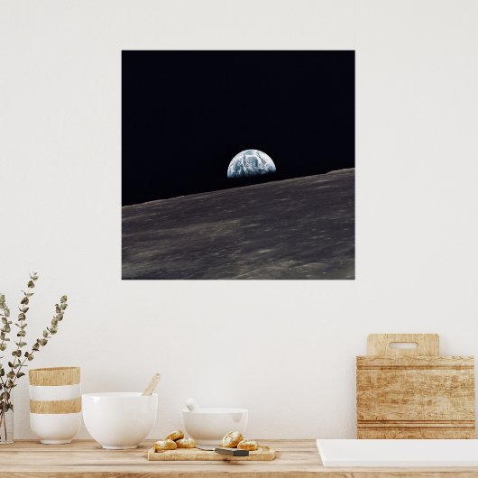 Apollo 10 Earthrise Poster (Küche)